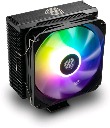 KOLINK UMBRA EX-180 ARGB CPU COOLER VENTOLA SILENZIOSA 120mm PWM INTEL 1700/1200/115X/20XX AMD AM5/AM4 NERO